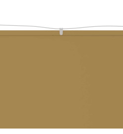 Auvent vertical Beige 180x360 cm Tissu oxford