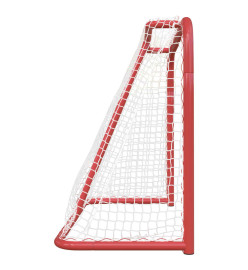 But de hockey rouge et blanc 183x71x122 cm polyester