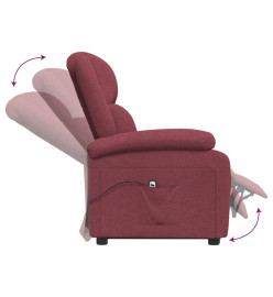 Fauteuil Rouge bordeaux Tissu