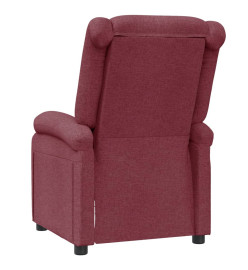 Fauteuil inclinable Rouge bordeaux Tissu