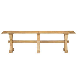 Banc 160x35x45 cm bois massif de manguier