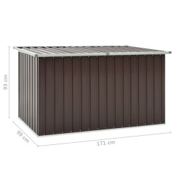 Boîte de rangement de jardin Marron 171x99x93 cm