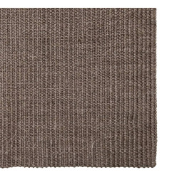 Tapis en sisal pour griffoir marron 80x250 cm