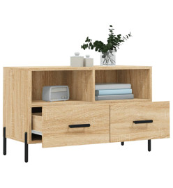 Meuble TV Chêne sonoma 80x36x50 cm Bois d'ingénierie