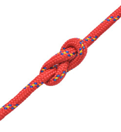 Corde de bateau Polypropylène 6 mm 500 m Rouge