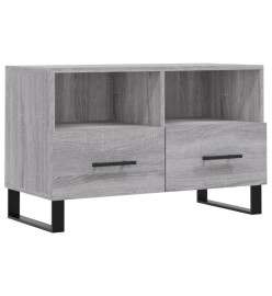 Meuble TV Sonoma gris 80x36x50 cm Bois d'ingénierie