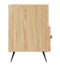 Meuble TV Chêne sonoma 80x36x50 cm Bois d'ingénierie