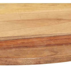 Dessus de table Bois solide Rond 15-16 mm 50 cm