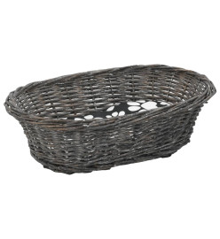 Jeu de panier pour chats 3 pcs avec coussins Gris 47x34x60 cm