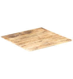 Dessus de table Bois de manguier solide 15-16 mm 80x80 cm