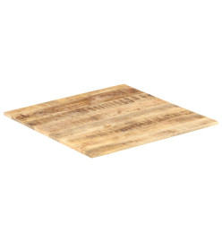 Dessus de table Bois de manguier solide 15-16 mm 80x80 cm