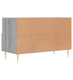 Meuble TV Sonoma gris 80x36x50 cm Bois d'ingénierie