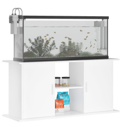 Support pour aquarium blanc 121x41x58 cm bois d'ingénierie