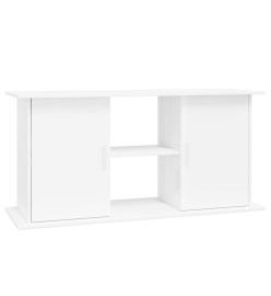 Support d'aquarium blanc brillant 121x41x58cm bois d'ingénierie