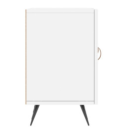 Meuble TV blanc 150x30x50 cm bois d'ingénierie