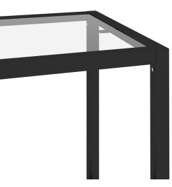 Étagère transparent 100x36x90 cm verre trempé