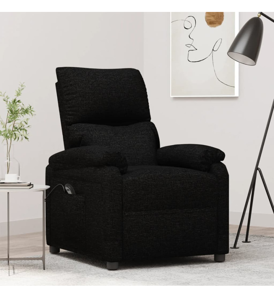 Fauteuil Noir Tissu