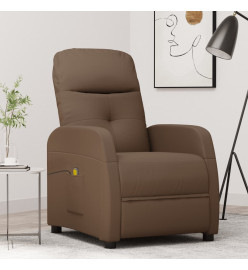 Fauteuil de massage Marron Tissu