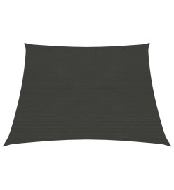 Voile d'ombrage 160 g/m² Anthracite 3/4x2 m PEHD