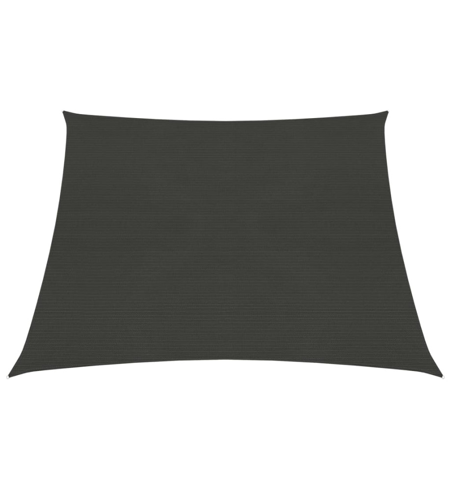 Voile d'ombrage 160 g/m² Anthracite 3/4x2 m PEHD