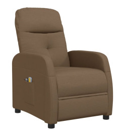 Fauteuil de massage Marron Tissu