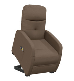 Fauteuil de massage Marron Tissu