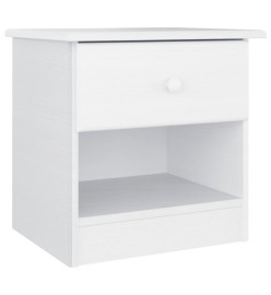 Table de chevet ALTA blanc 43x35x40,5 cm bois de pin massif