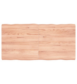 Dessus de table bois chêne massif traité bordure assortie