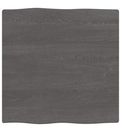 Dessus de table bois chêne massif traité bordure assortie