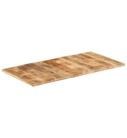 Dessus de table bois de manguier solide 25-27 mm 120x60 cm