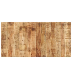 Dessus de table bois de manguier solide 25-27 mm 120x60 cm