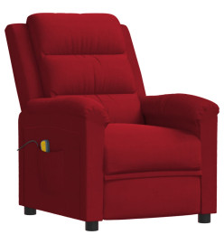 Fauteuil de massage Rouge bordeaux Velours