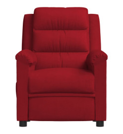 Fauteuil de massage Rouge bordeaux Velours