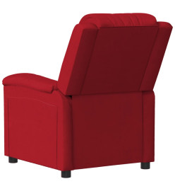 Fauteuil de massage Rouge bordeaux Velours