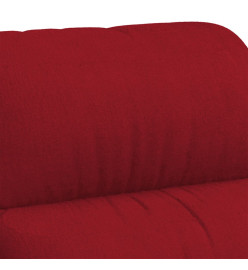 Fauteuil de massage Rouge bordeaux Velours