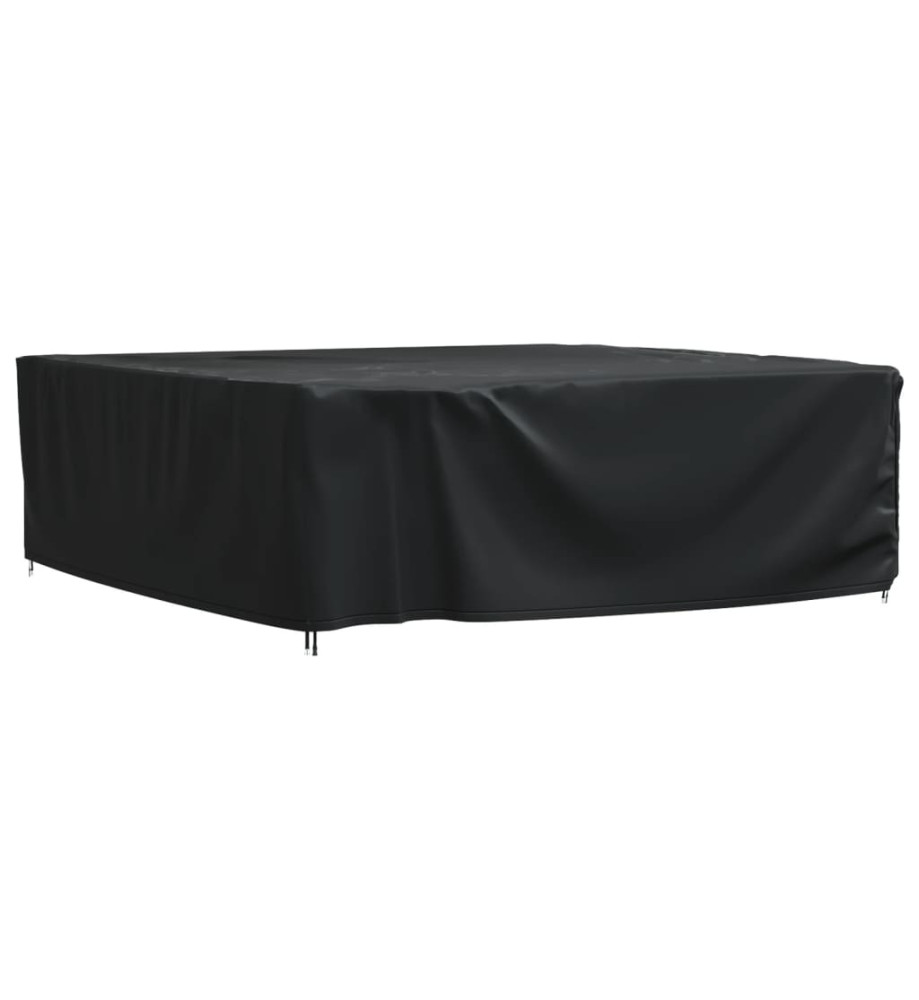 Housse de salon de jardin noir 260x260x90 cm imperméable 420D