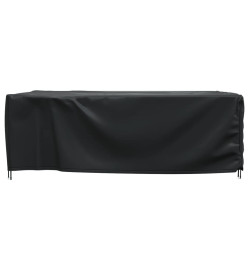 Housse de salon de jardin noir 260x260x90 cm imperméable 420D