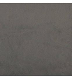 Têtes de lit 2 pcs Gris foncé 72x5x78/88 cm Velours