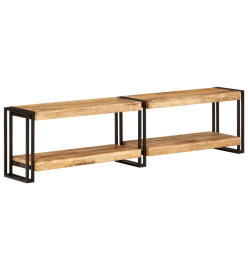 Meuble TV 160x30x40 cm bois massif de manguier