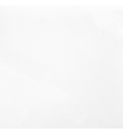 Tête de lit avec oreilles Blanc 163x23x118/128 cm Similicuir