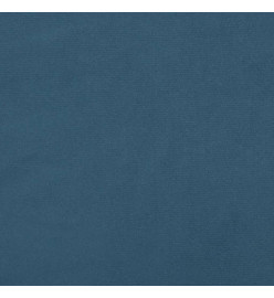 Têtes de lit 2 pcs Bleu foncé 80x5x78/88 cm Velours