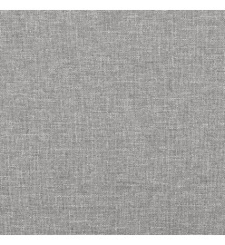 Cadre de lit avec tête de lit Gris clair 180x200 cm