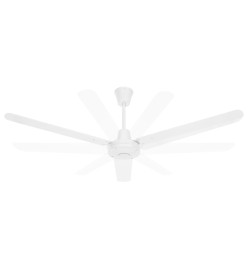 Ventilateur de plafond 142 cm blanc