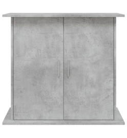 Support pour aquarium gris béton 81x36x73 cm bois d'ingénierie