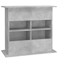 Support pour aquarium gris béton 81x36x73 cm bois d'ingénierie