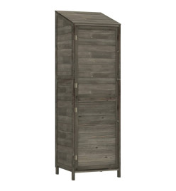 Remise de jardin Anthracite 55x52x174,5 cm Bois de sapin solide