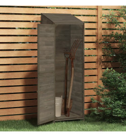 Remise de jardin Anthracite 55x52x174,5 cm Bois de sapin solide