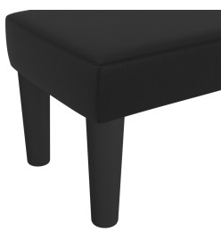 Banc Noir 70x30x30 cm Similicuir