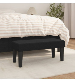 Banc Noir 70x30x30 cm Tissu