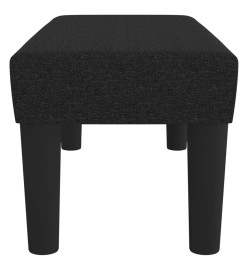 Banc Noir 70x30x30 cm Tissu